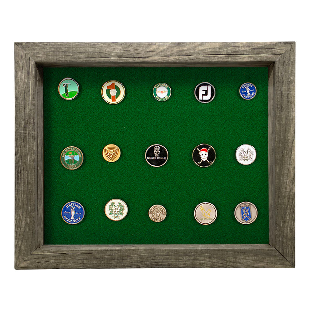 Shadow Box Ball Marker Display