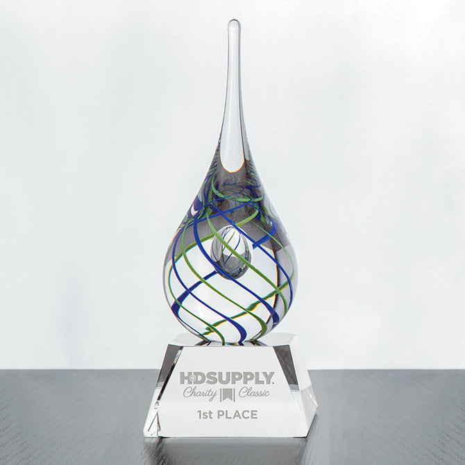 Teardrop Golf Trophy