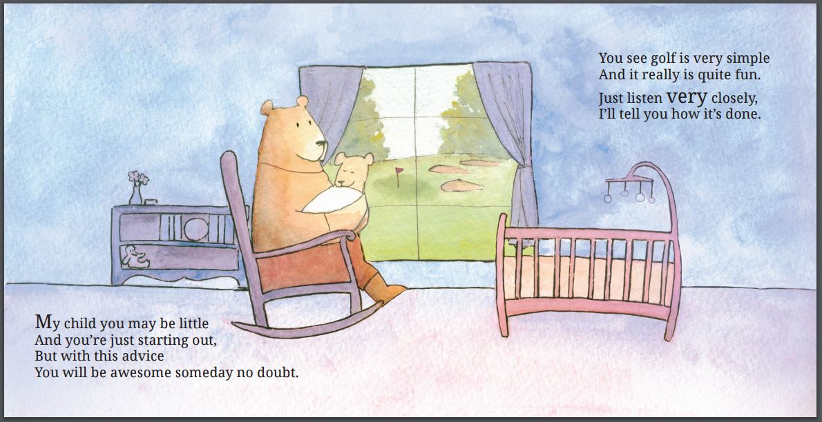 Your First Golf Lesson Children's Book
