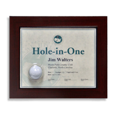 Hole-In-One Certificates & Frames