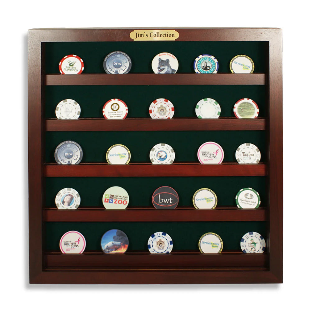 40 Golf Ball Display - Cherry | Great Golf Memories