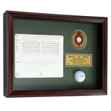 Hole-In-One Enclosed Vertical Shadowbox -- Cherry