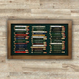48 Golf Pencil Display Case -- Walnut