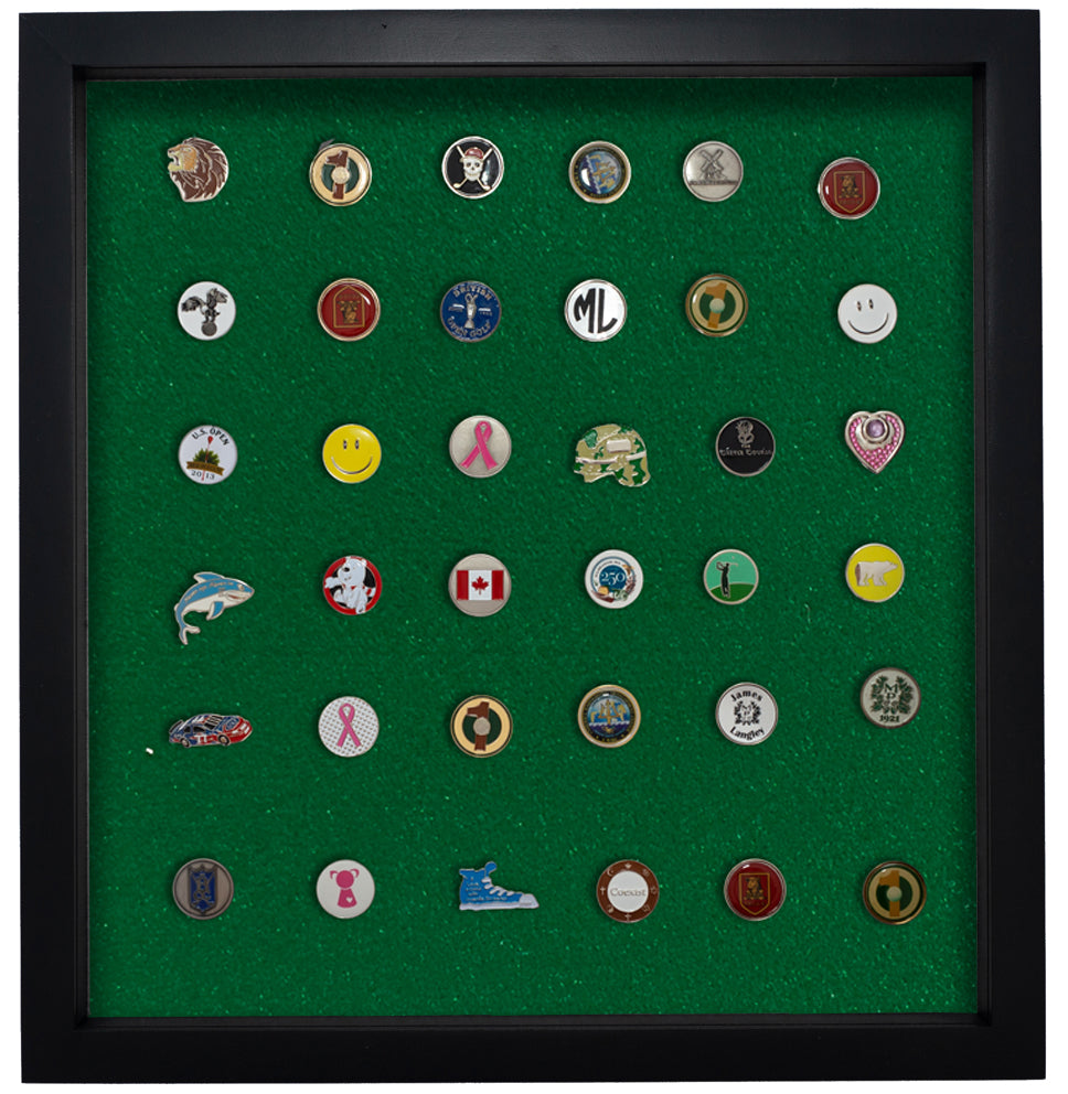 100 Golf Ball Marker Display