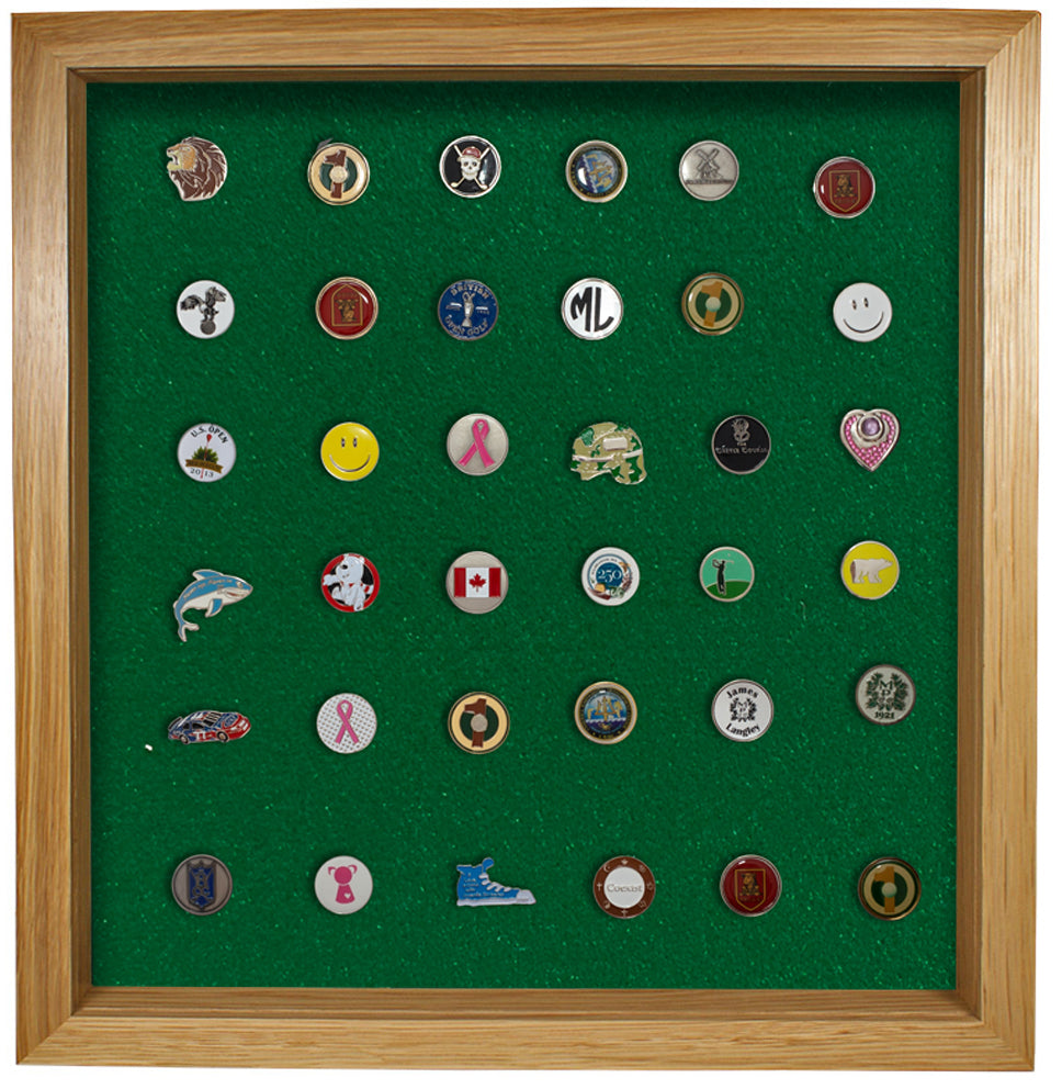100 Golf Ball Marker Display