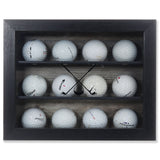 12 Golf Ball Shadow Box Display Case