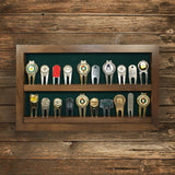 20 Golf Divot Tool Display -- Walnut