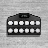 12 Golf Ball Display Rack -- Black