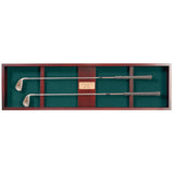 2 Golf Club Shadow Box Display
