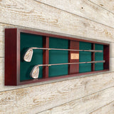 2 Golf Club Shadow Box Display
