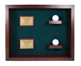 2 Holes in One Shadowbox Display