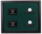 2 Holes in One Shadowbox Display