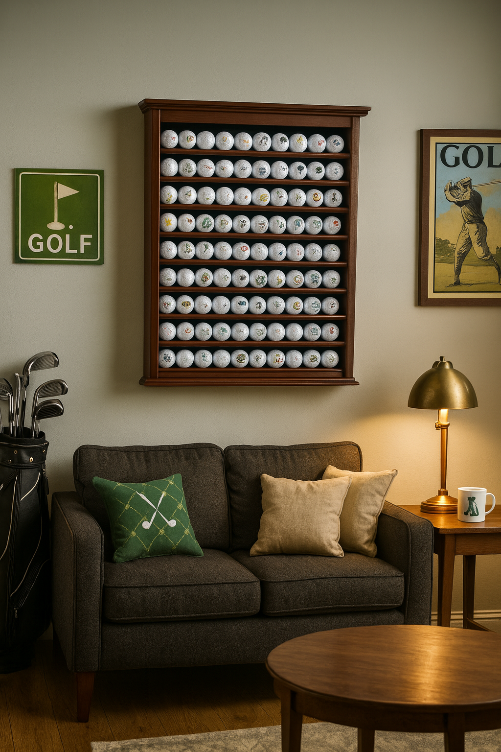 100 Golf Ball Display Rack