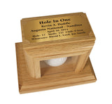 Hole-In-One Display -- Oak