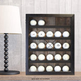 25 Golf Ball Shadow Box Display Case