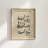 Golf Patent Print - Iron