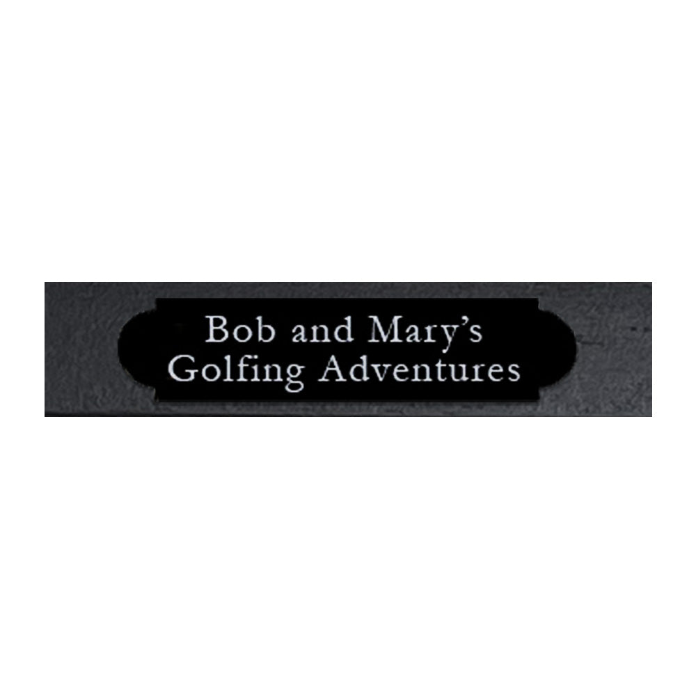 32 Golf Pencil Display Case -- Black/Gray