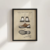 Golf Patent Print - Shoes