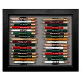 32 Golf Pencil Display Case -- Black/Gray
