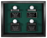 4 Golf Ball Shadow Box Display