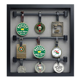 40 Bag Tag Collection Display -- Black/Gray