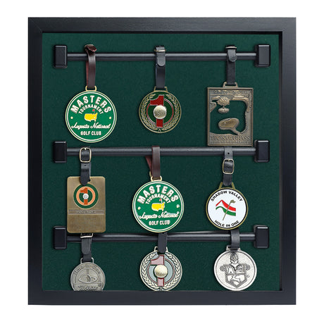 40 Bag Tag Collection Display -- Black/Green