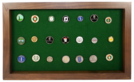 40 Golf Ball Marker Display -- Walnut