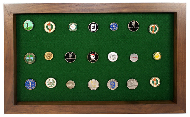 40 Golf Ball Marker Display -- Walnut