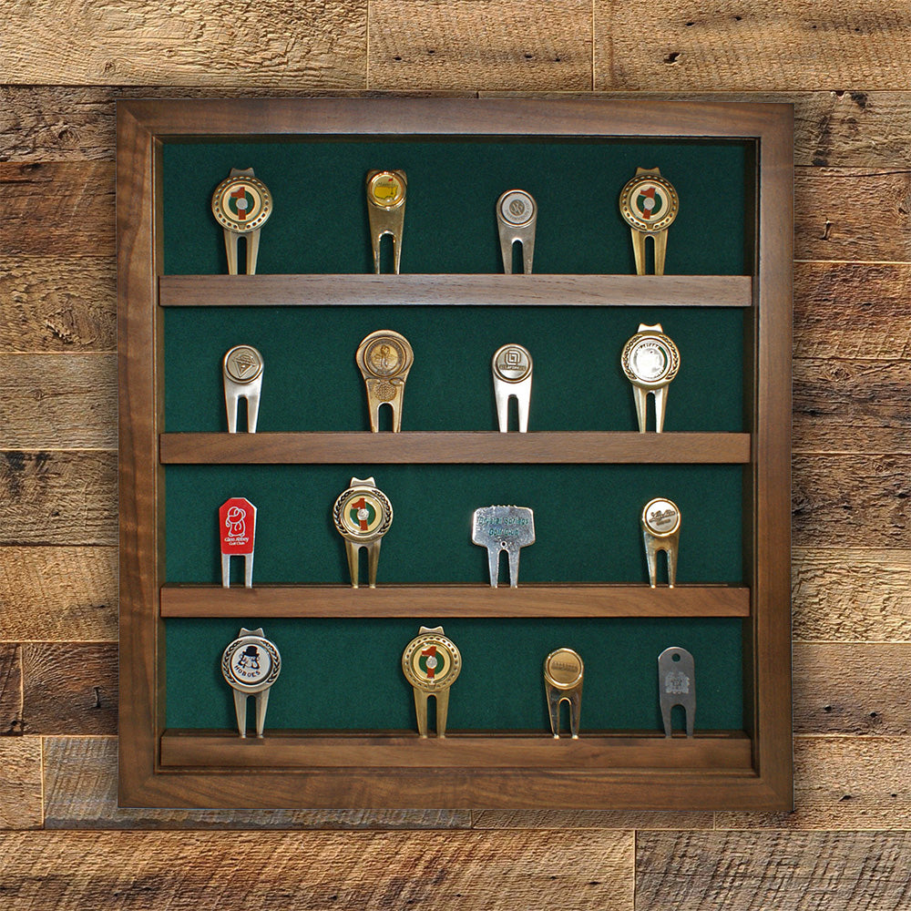 40 Golf Divot Tool Display -- Walnut