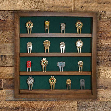 40 Golf Divot Tool Display -- Walnut