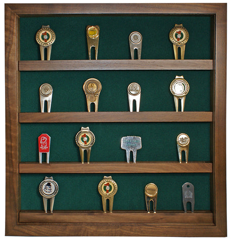 40 Golf Divot Tool Display -- Walnut