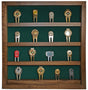 40 Golf Divot Tool Display -- Walnut