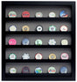 45 Poker Chip Display Cabinet -- Black/Gray