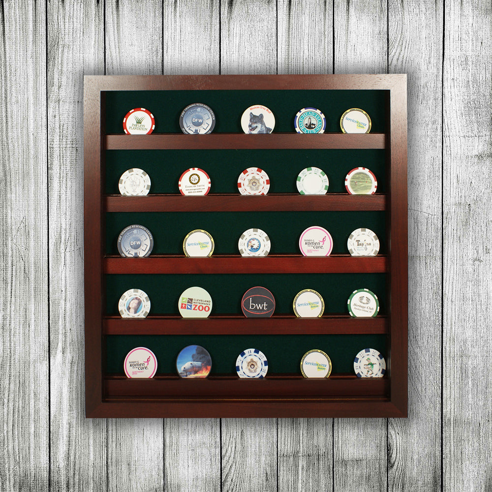 45 Poker Chip Display Cabinet