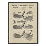 Golf Patent Print - Iron