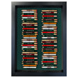 64 Golf Pencil Display Case -- Black/Green