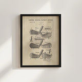 Golf Patent Print - Iron