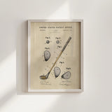 Golf Patent Print