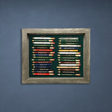 32 Golf Pencil Display Case -- Gray/Green