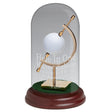 Glass Dome with Caliper -- Cherry