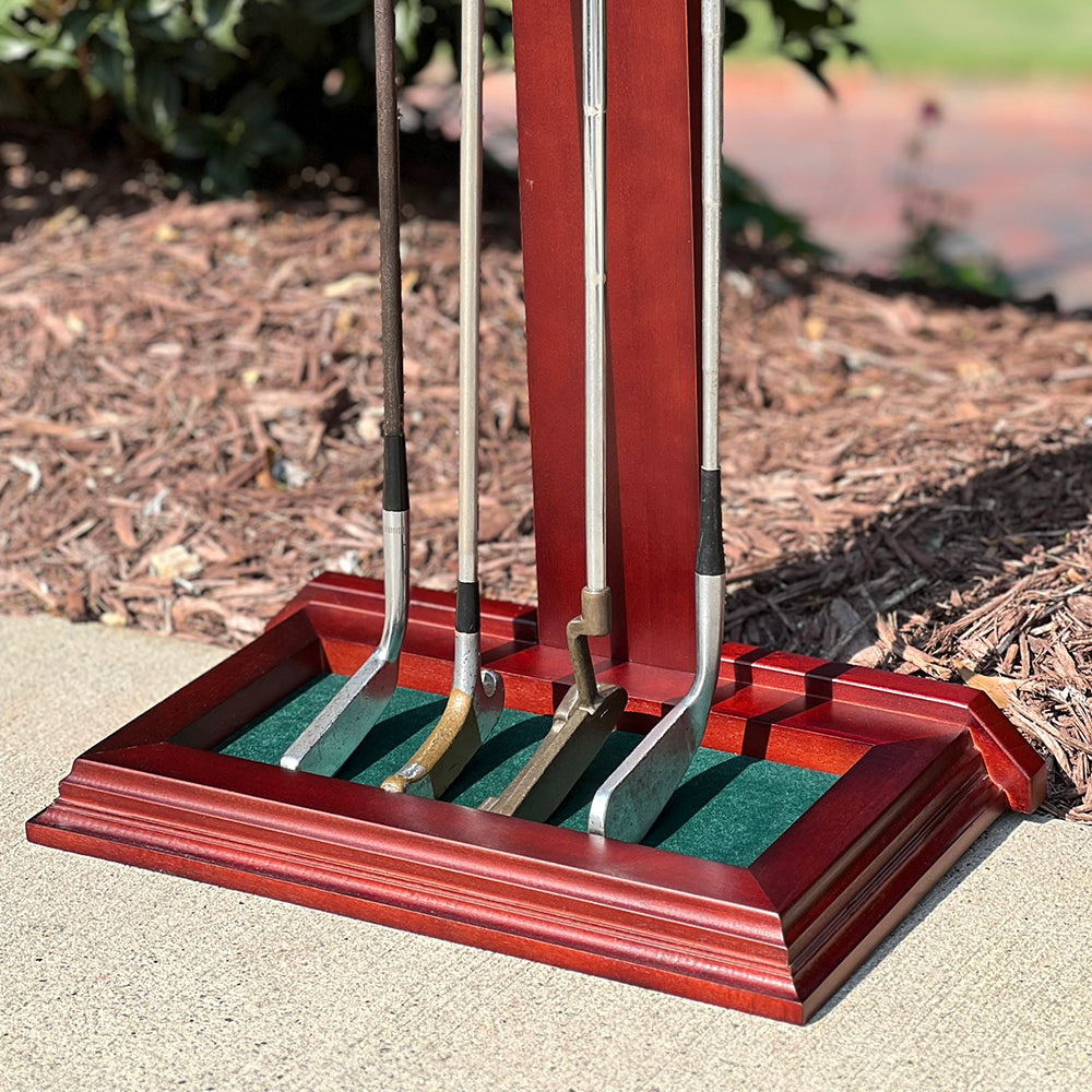 Golf Putter Stand -- Black / Gray