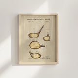 Golf Patent Print - Wood