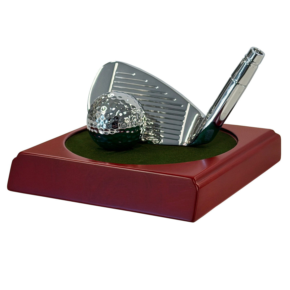 Silver Plated Iron & Ball Award