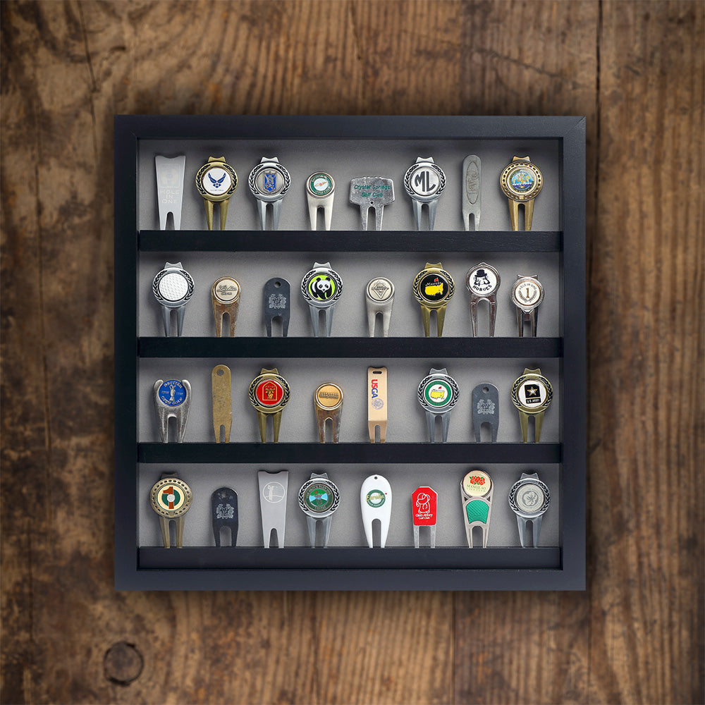 40 Golf Divot Tool Display -- Black/Gray