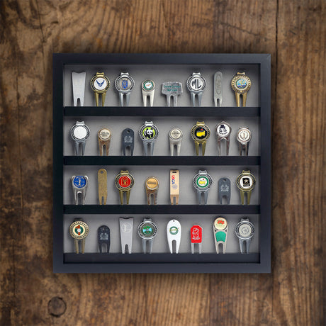 40 Golf Divot Tool Display -- Black/Gray