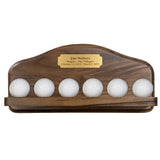 6 Golf Ball Display -- Walnut