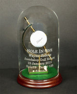 Glass Dome with Caliper -- Cherry