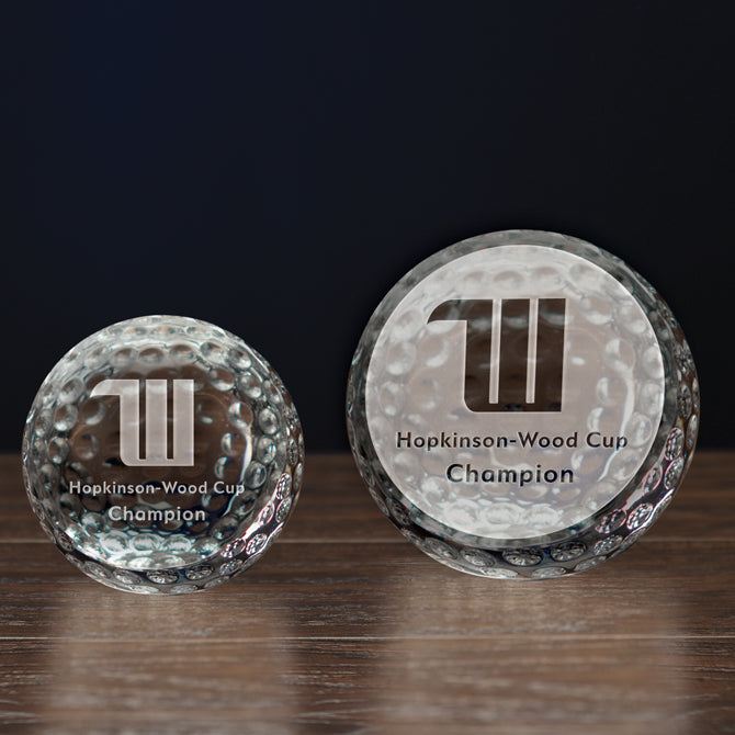 Armour Slant Golf Ball Trophy
