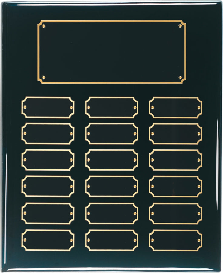 Black Piano Finish Perpetual Plaque