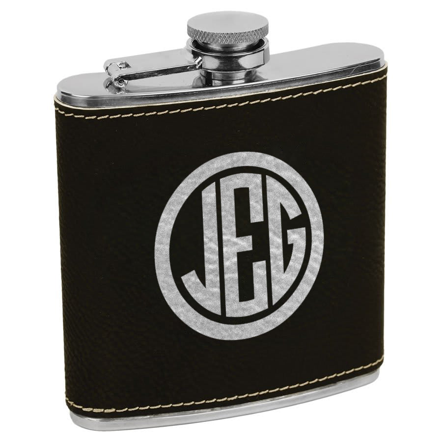 Personalized Wrapped Flask